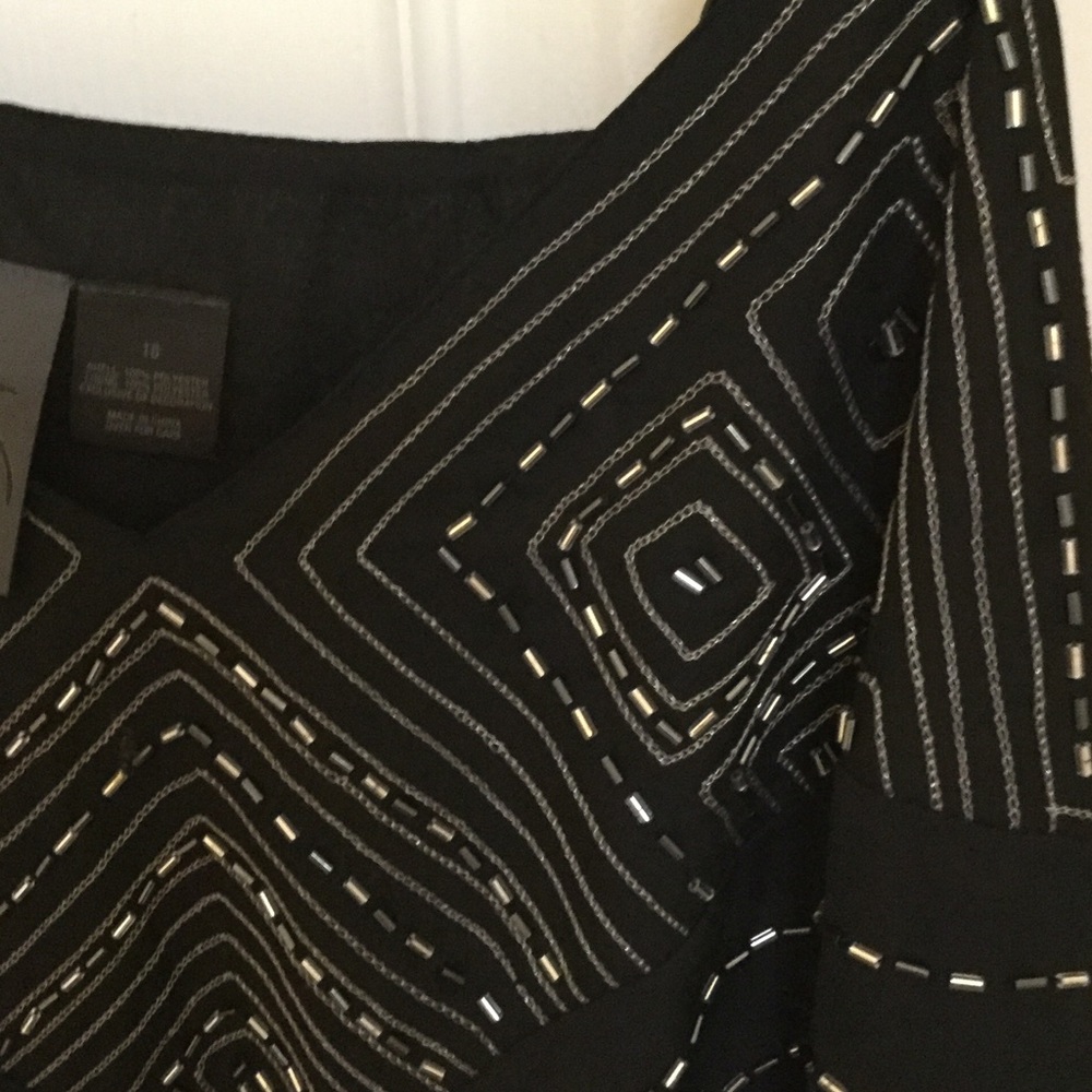 VTG 90s Fun sequined Spaghetti Strap Top w/Sash